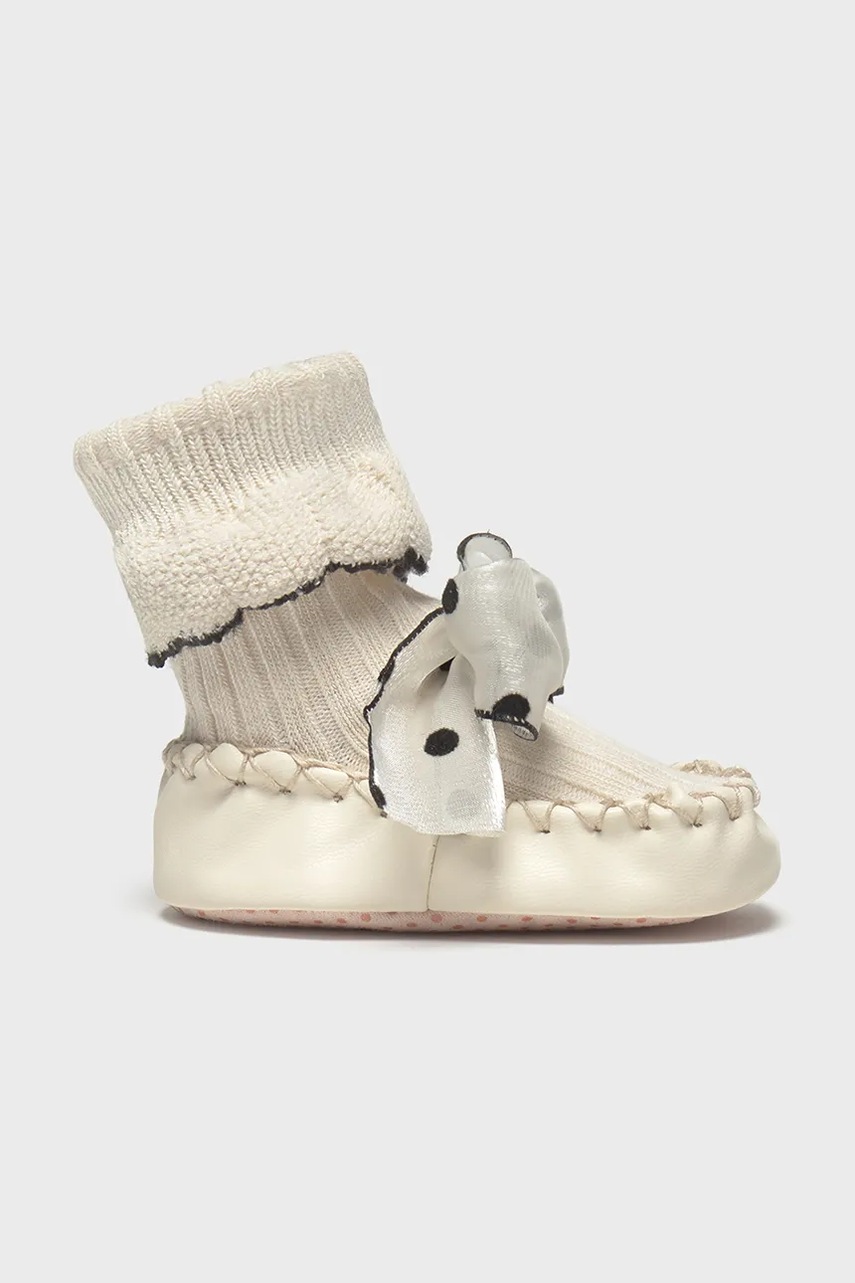 Обувь для новорождённых Mayoral Newborn цвет бежевый 9924