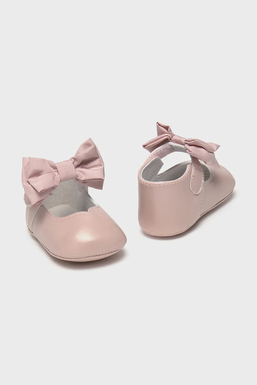 Mayoral Newborn pantofi pentru bebeluși culoarea roz, 9961