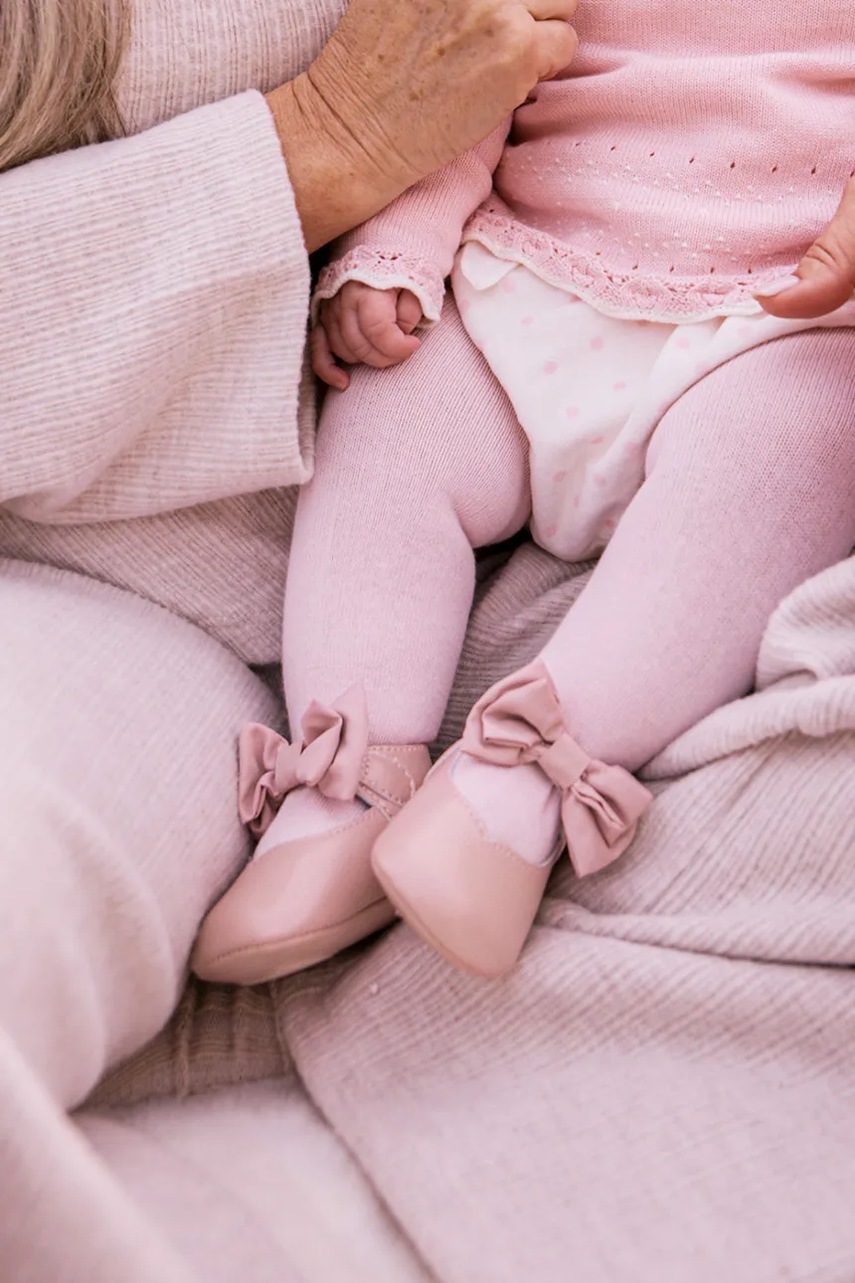 Mayoral Newborn pantofi pentru bebeluși culoarea roz, 9961