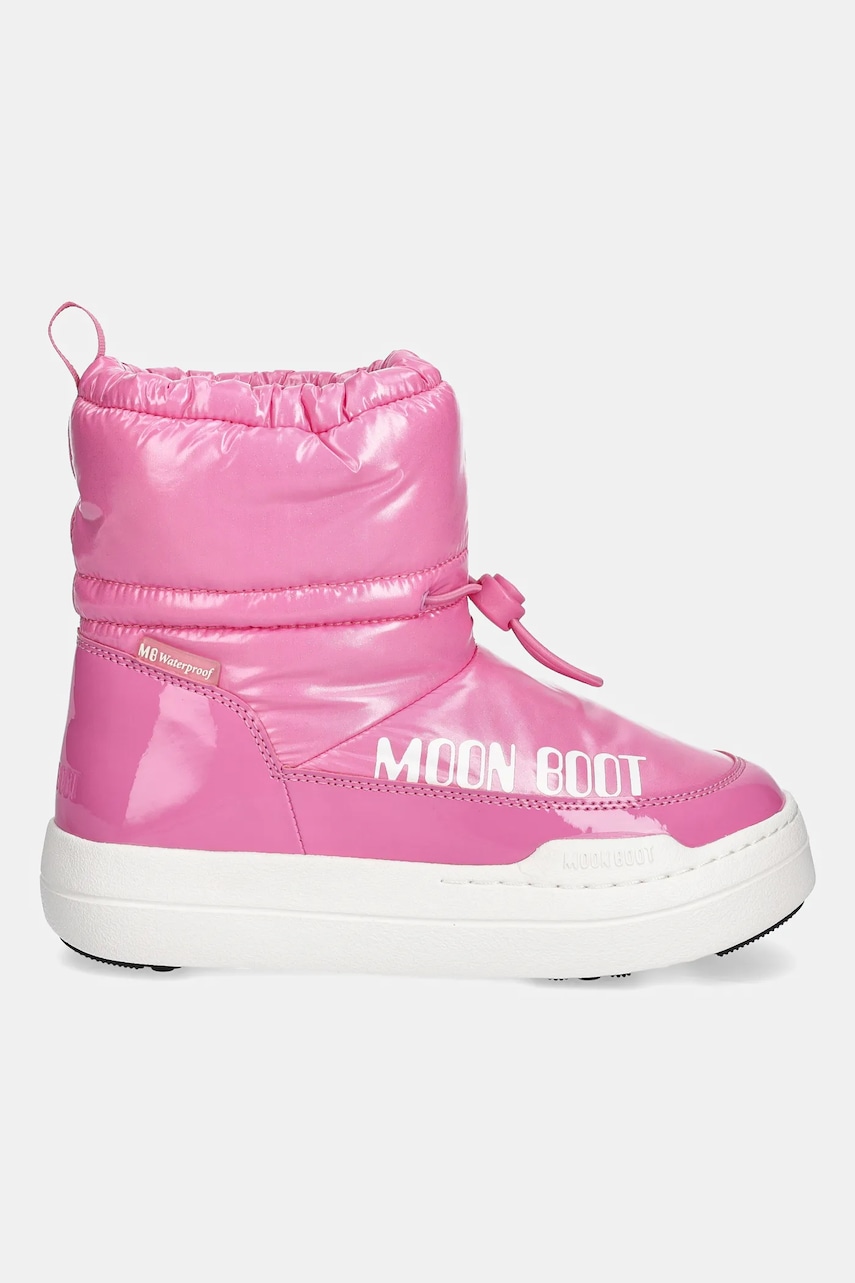 Детские зимние сапоги Moon Boot MB JR PARK TUBE MID GLITTER WP цвет розовый 80D3440110