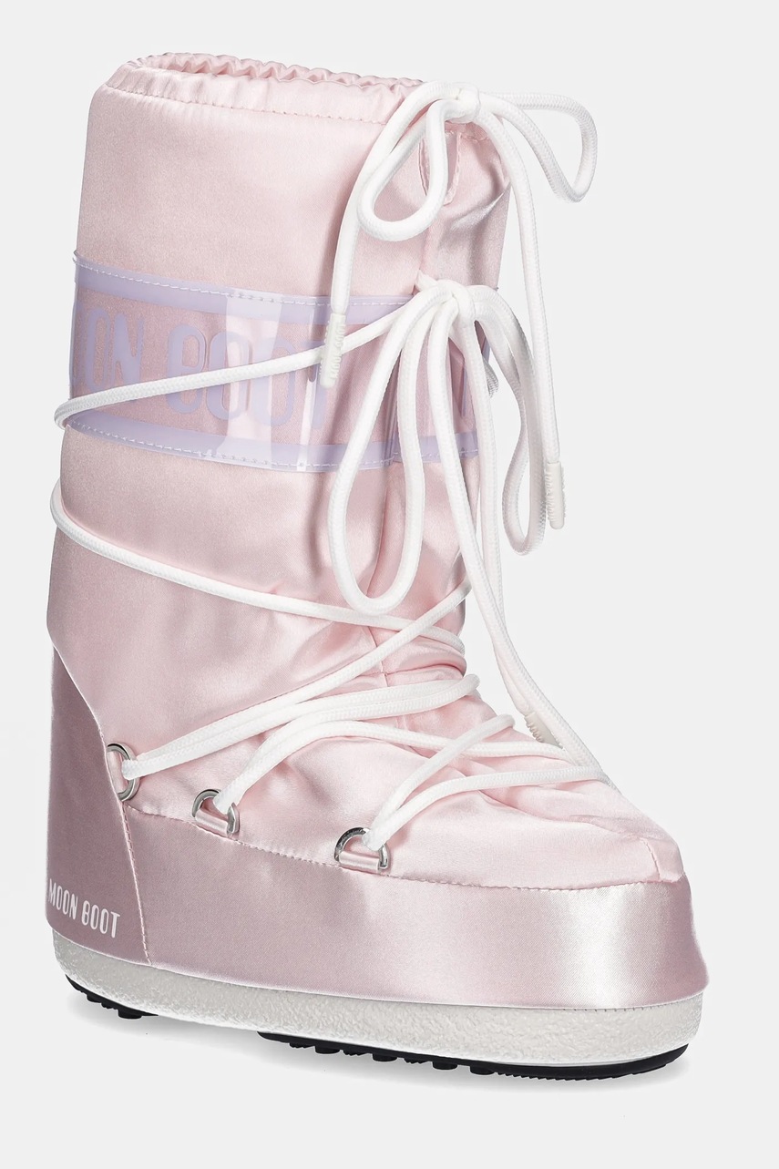 Levně Dětské sněhule Moon Boot MB ICON PEARLY růžová barva, 80D1403060