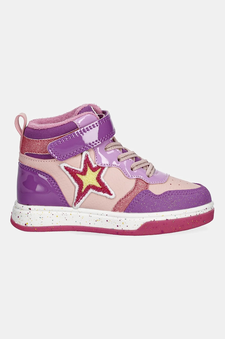 Детские кроссовки Agatha Ruiz de la Prada цвет фиолетовый 251960 Детские кроссовки Agatha Ruiz de la Prada цвет фиолетовый 251960