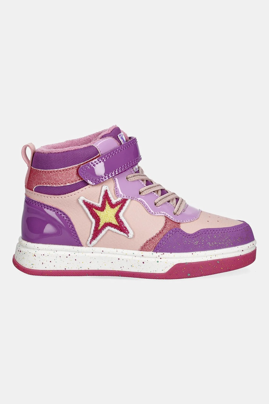 Детские кроссовки Agatha Ruiz de la Prada цвет фиолетовый 251960 Детские кроссовки Agatha Ruiz de la Prada цвет фиолетовый 251960