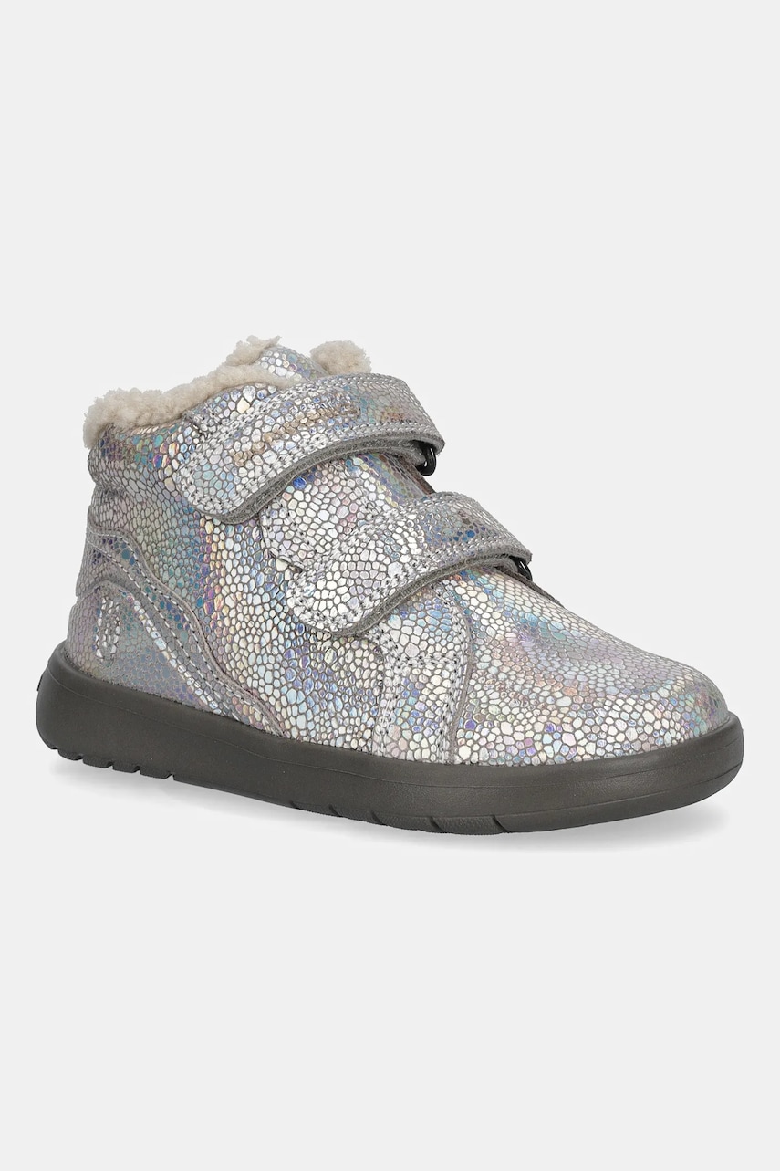 Biomecanics cizme de iarnă pentru copii culoarea argintiu, 251231