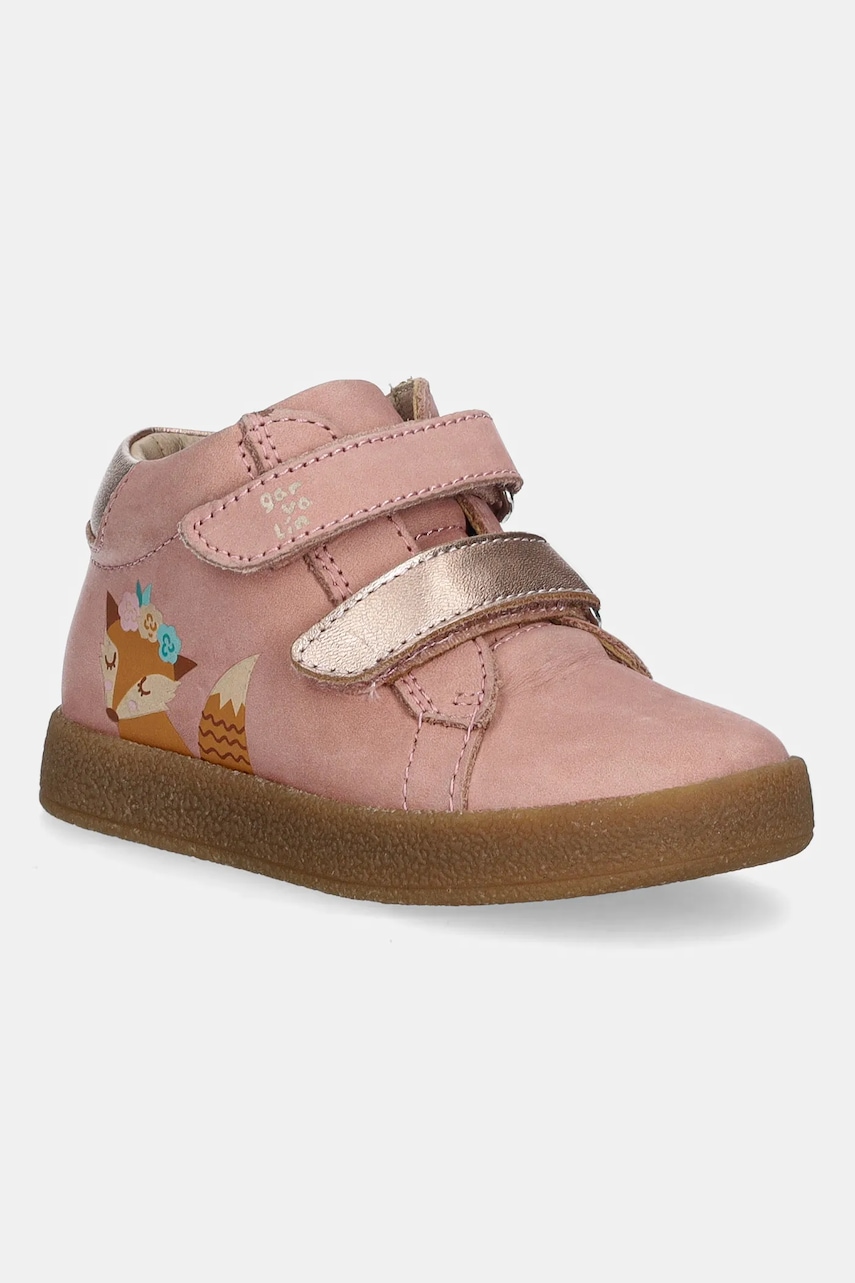 Garvalin pantofi năbuc pentru copii culoarea roz, 251326