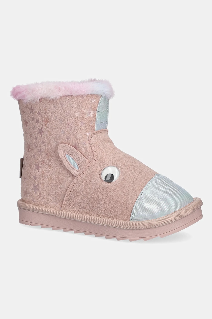 Garvalin cizme de iarnă copii culoarea roz, 251556