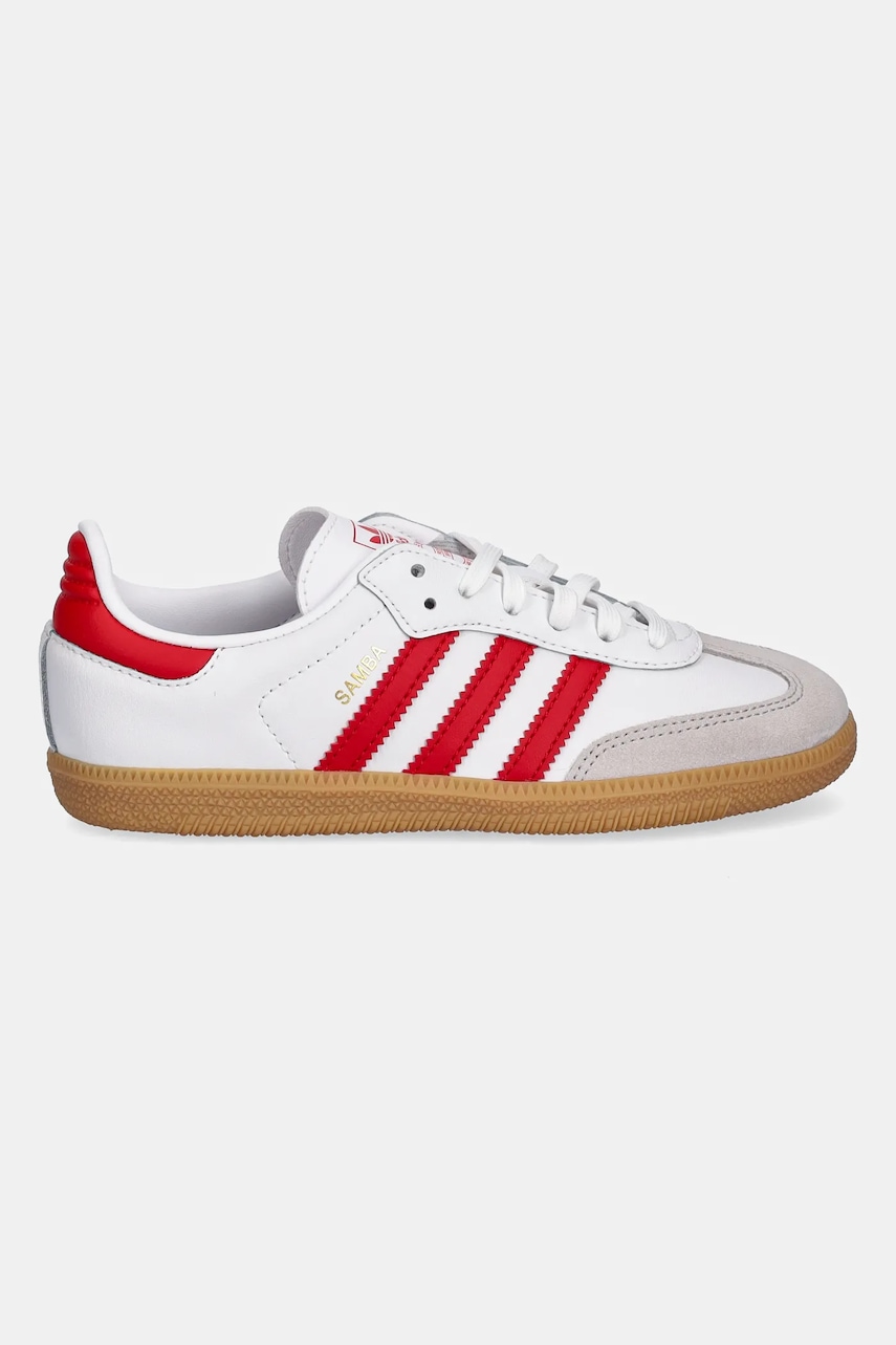 Детские кроссовки adidas Originals SAMBA OG цвет белый JQ2829 Детские кроссовки adidas Originals SAMBA OG цвет белый JQ2829