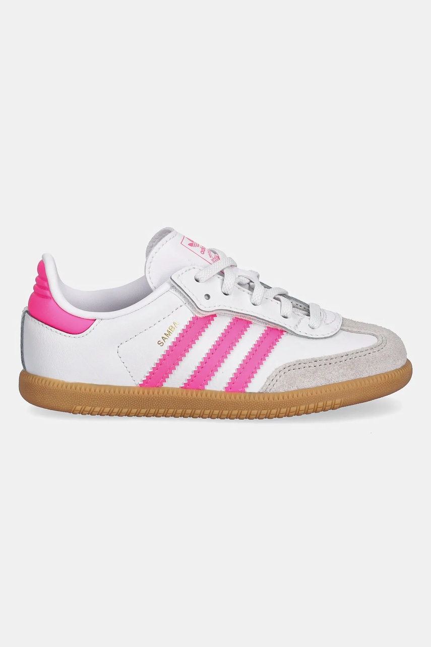 Детские кроссовки adidas Originals SAMBA OG цвет белый JQ3188 Детские кроссовки adidas Originals SAMBA OG цвет белый JQ3188