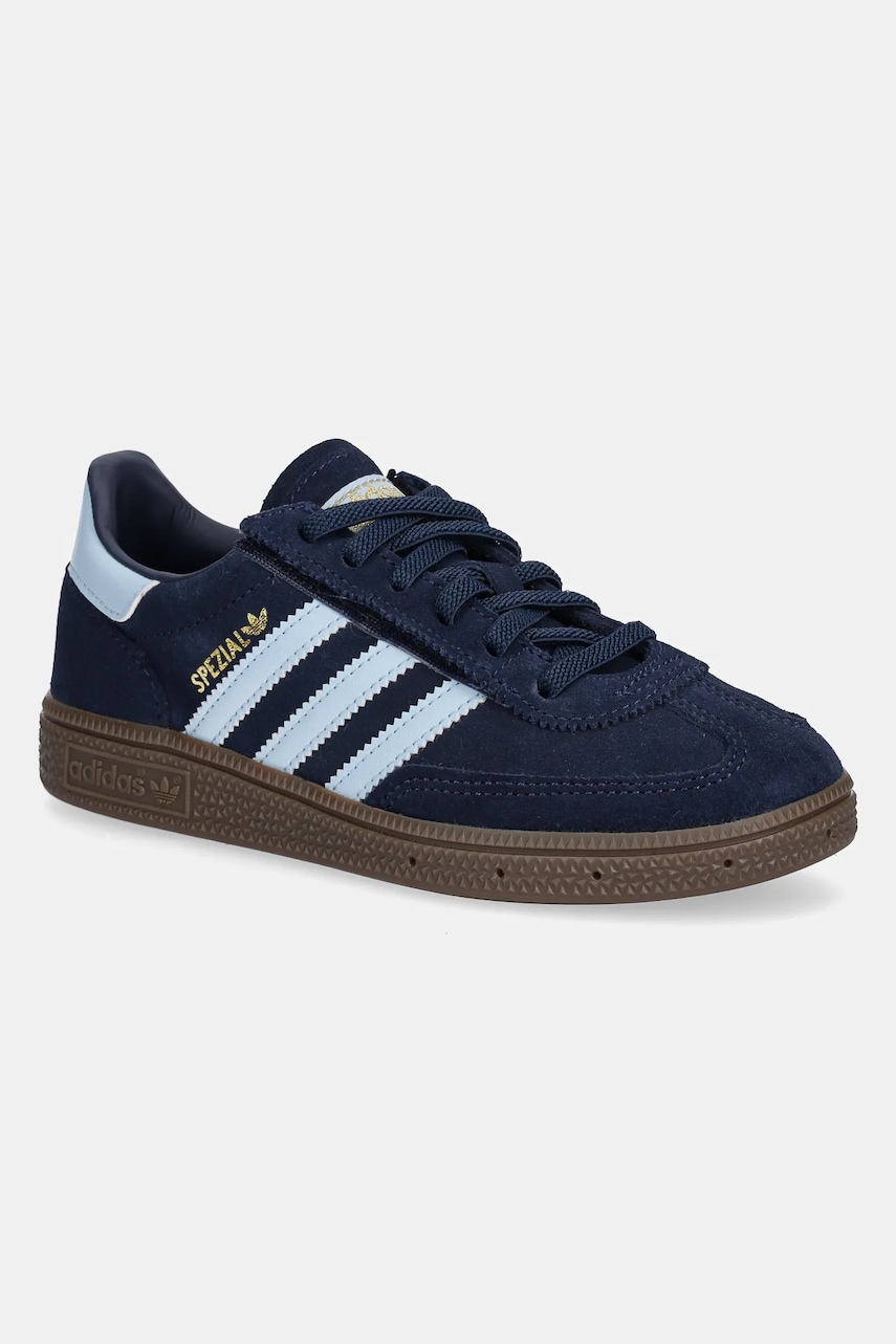 adidas Originals sneakers de piele întoarsă pentru copii HANDBALL SPEZIAL culoarea bleumarin, JQ6380