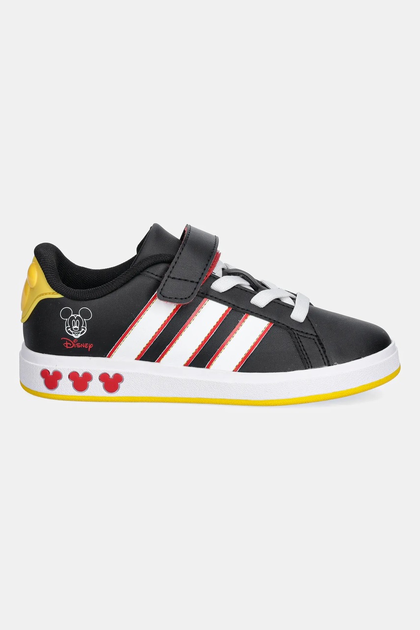 Детские кроссовки adidas GRAND COURT MICKEY цвет чёрный JQ7829 Детские кроссовки adidas GRAND COURT MICKEY цвет чёрный JQ7829