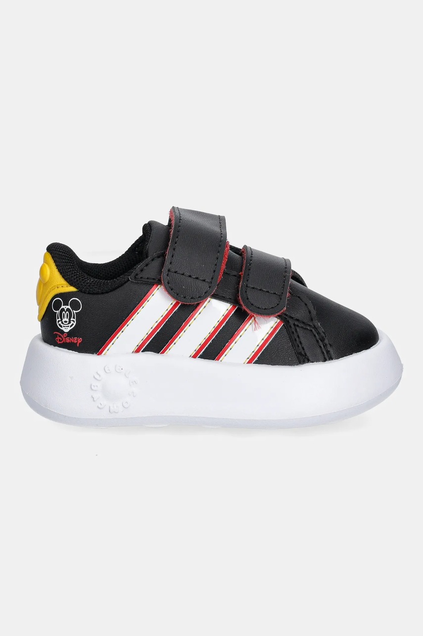 Детские кроссовки adidas GRAND COURT MICKEY цвет чёрный JQ8071 Детские кроссовки adidas GRAND COURT MICKEY цвет чёрный JQ8071