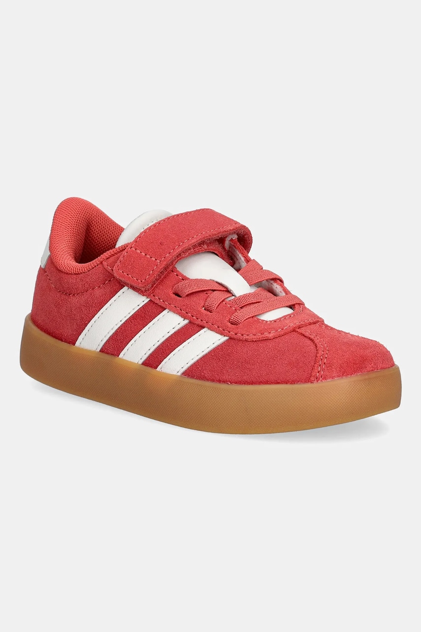 adidas sneakers pentru copii VL COURT 3.0 culoarea roz, JR2216