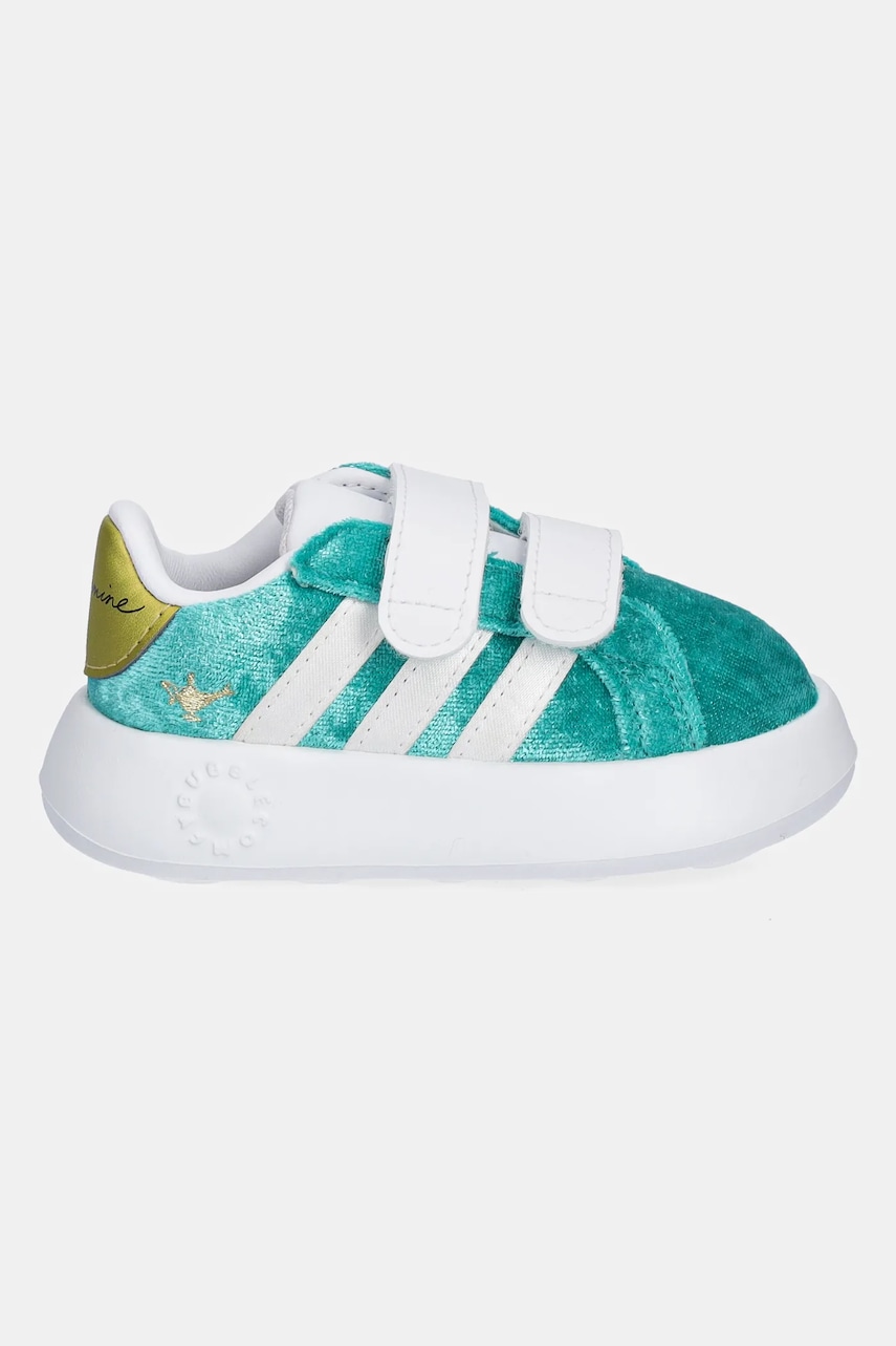 Детские кроссовки adidas GRAND COURT 2.0 JASMINE цвет бирюзовый JR4920 Детские кроссовки adidas GRAND COURT 2.0 JASMINE цвет бирюзовый JR4920
