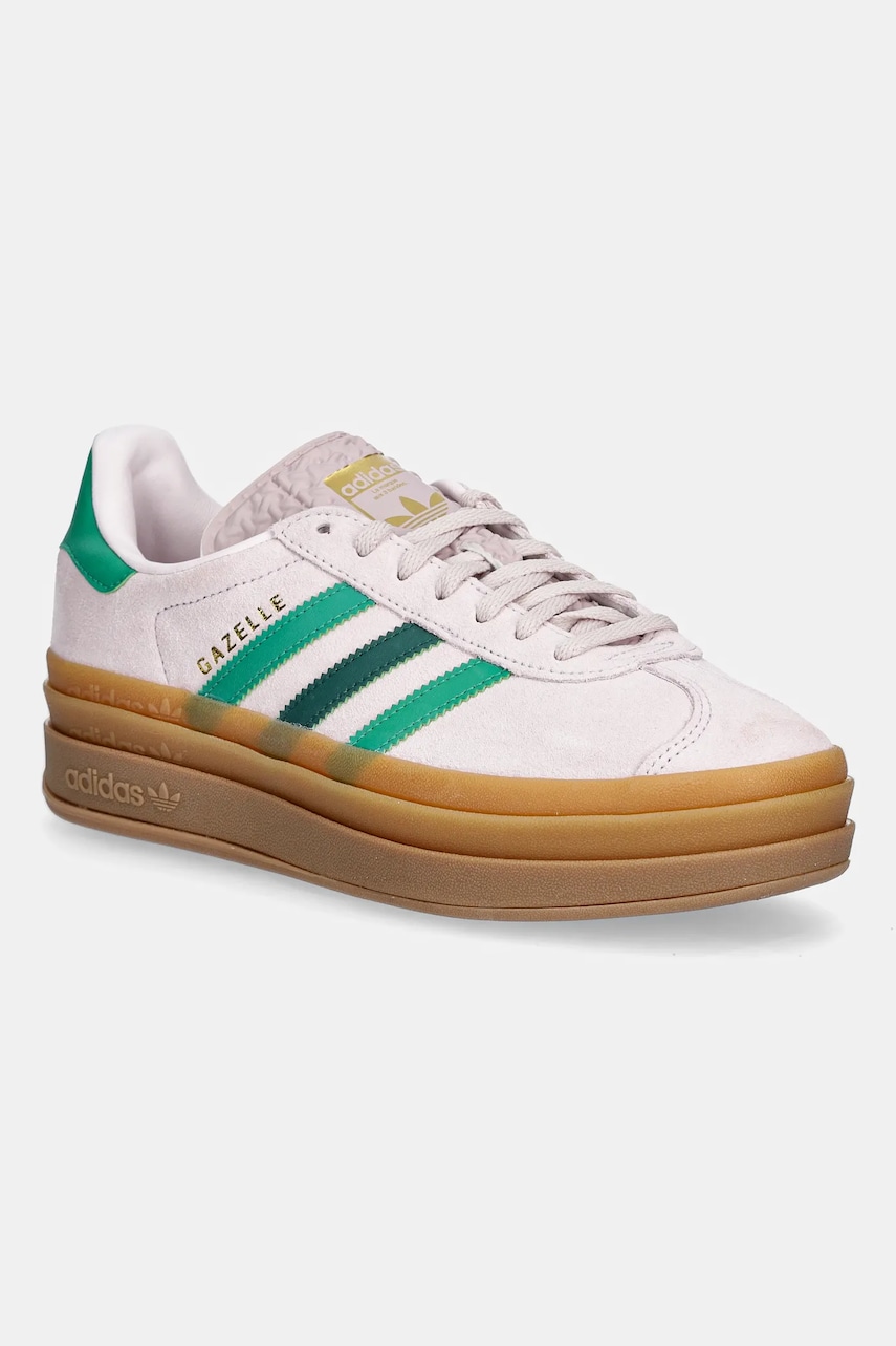 adidas Originals Adidasi de piele intoarsa pentru copii GAZELLE BOLD culoarea roz, JR5952