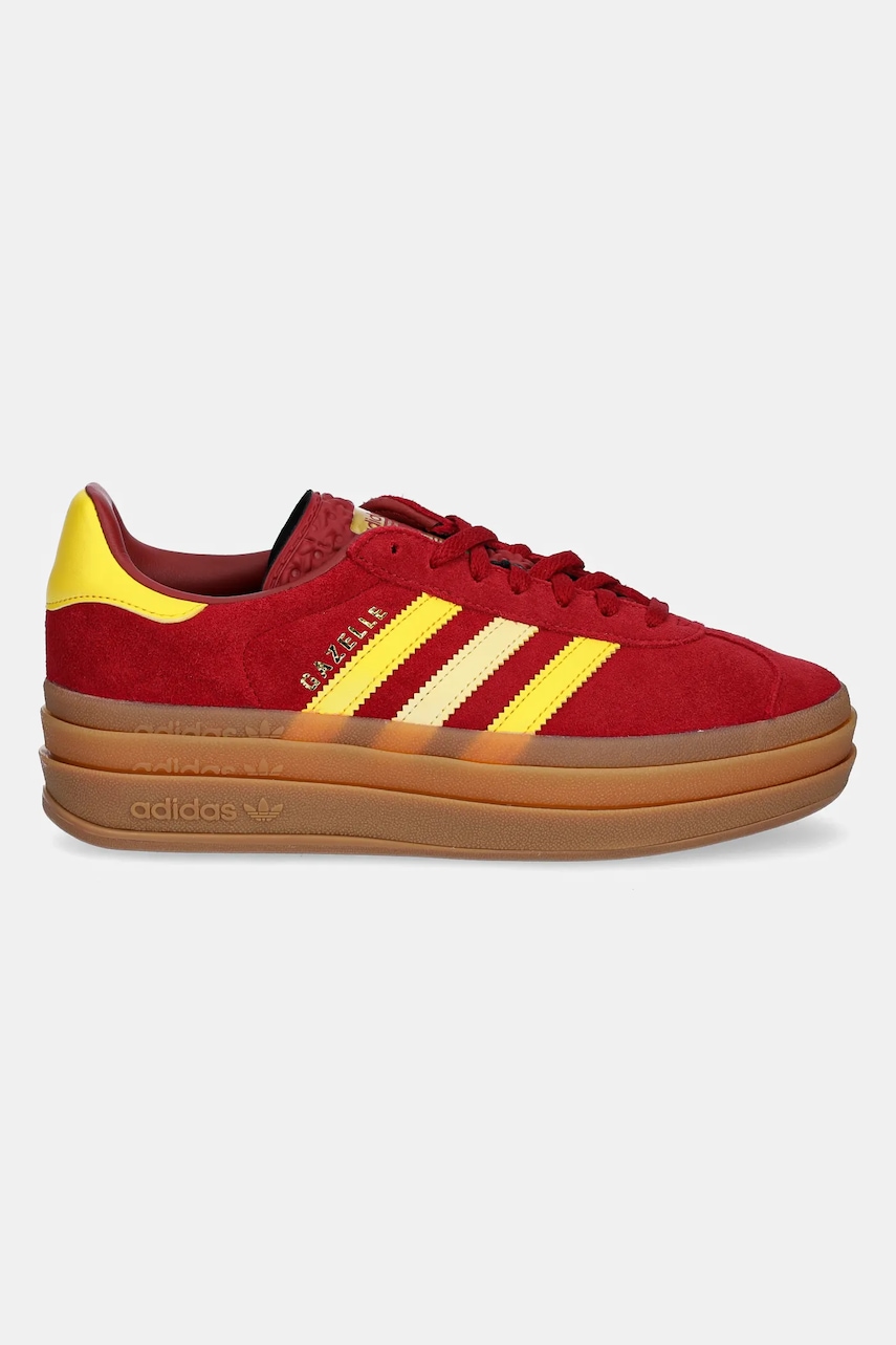 Детские кроссовки adidas Originals GAZELLE BOLD цвет красный JR5953 Детские кроссовки adidas Originals GAZELLE BOLD цвет красный JR5953