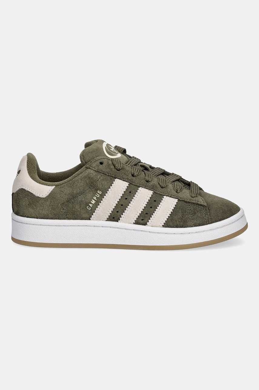 Замшевые кроссовки adidas Originals CAMPUS 00s цвет зелёный JR6172 Замшевые кроссовки adidas Originals CAMPUS 00s цвет зелёный JR6172