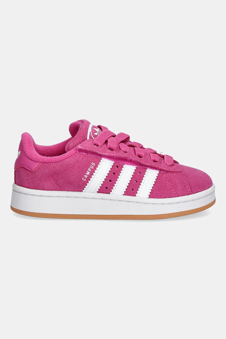 Детские замшевые кроссовки adidas Originals CAMPUS 00s цвет розовый JR7420 Детские замшевые кроссовки adidas Originals CAMPUS 00s цвет розовый JR7420