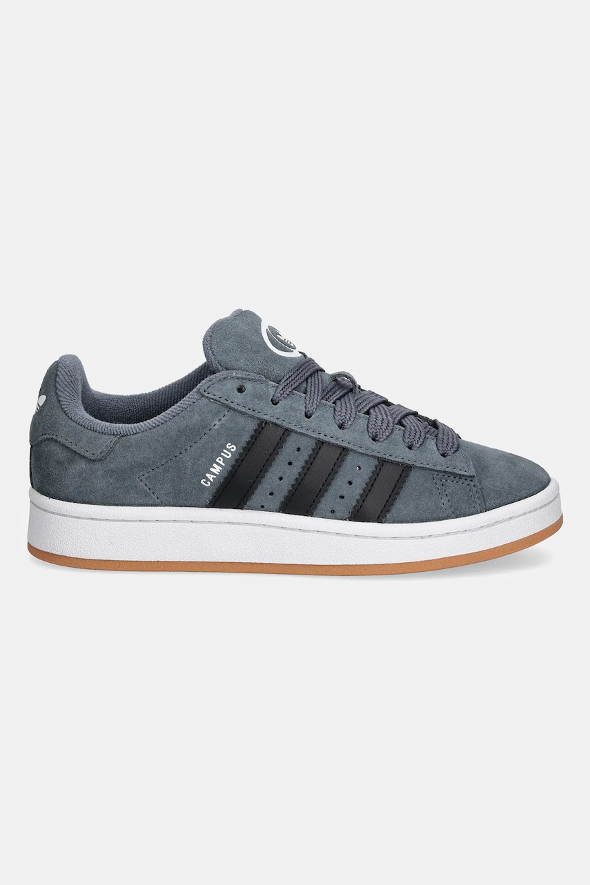 Детские замшевые кроссовки adidas Originals CAMPUS 00s цвет серый JS3845 Детские замшевые кроссовки adidas Originals CAMPUS 00s цвет серый JS3845