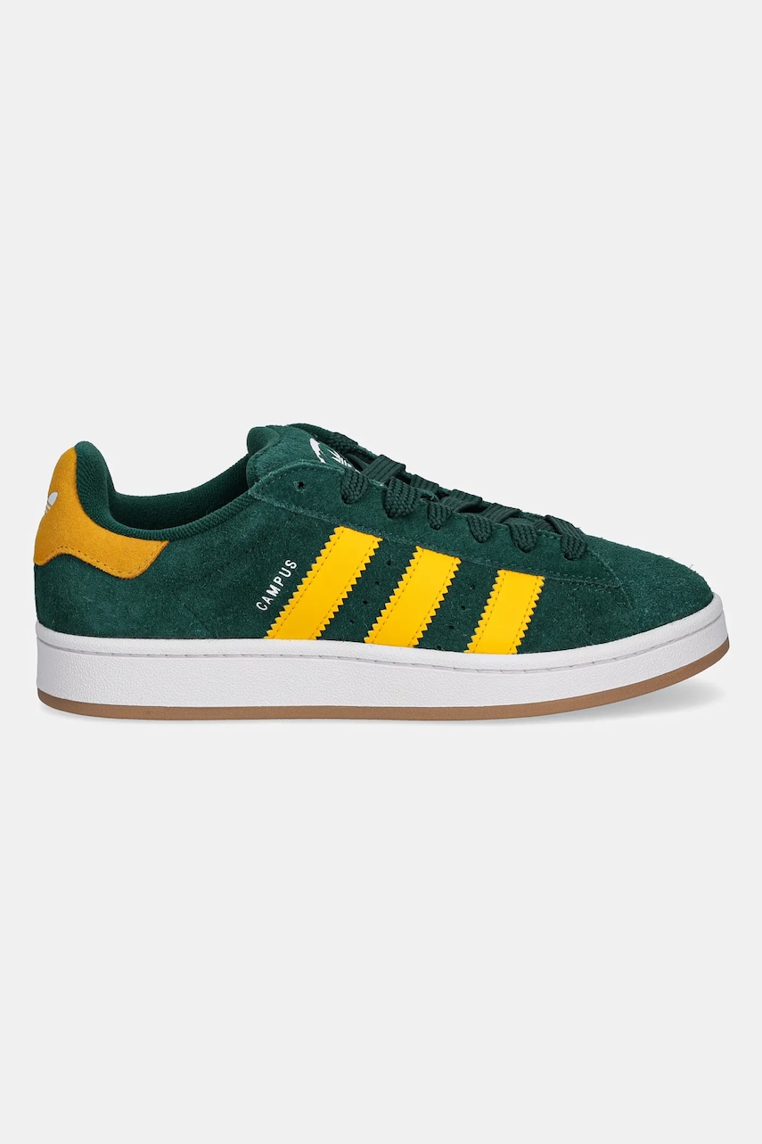 Детские кроссовки adidas Originals CAMPUS 00s цвет зелёный JP7979 Детские кроссовки adidas Originals CAMPUS 00s цвет зелёный JP7979