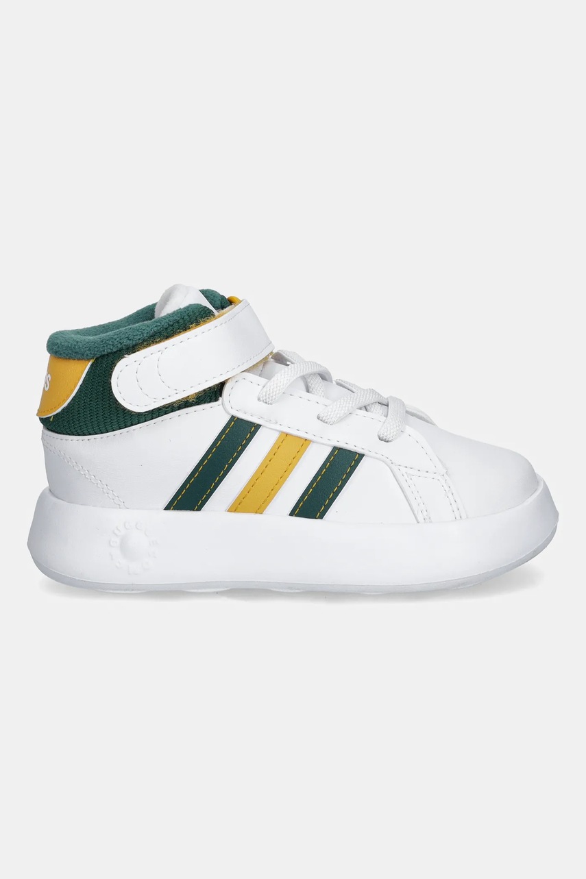 Детские кроссовки adidas GRAND COURT MID цвет белый JP8886 Детские кроссовки adidas GRAND COURT MID цвет белый JP8886