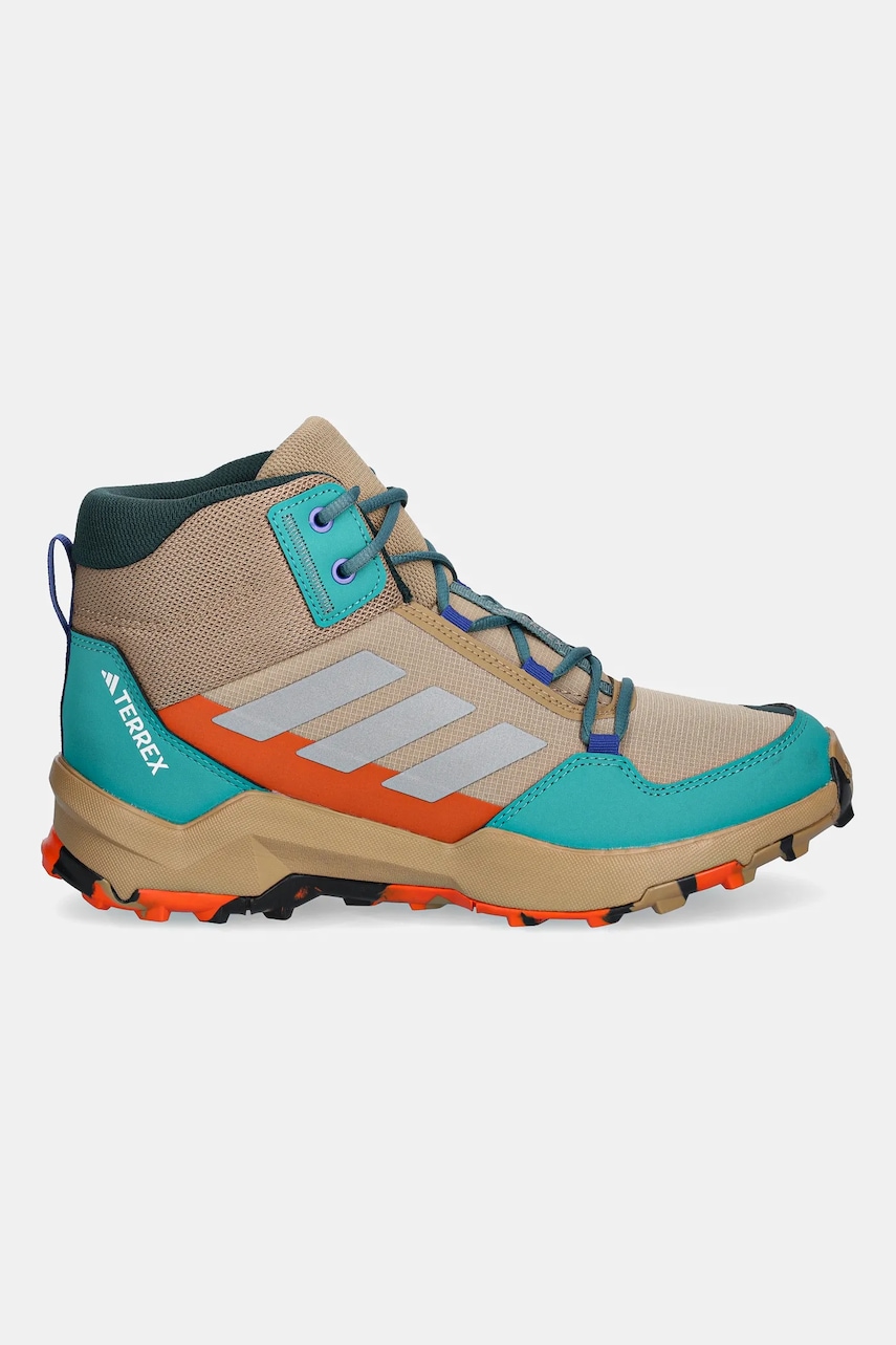 Детские ботинки adidas TERREX TERREX AX4R MID цвет зелёный JP9993 Детские ботинки adidas TERREX TERREX AX4R MID цвет зелёный JP9993