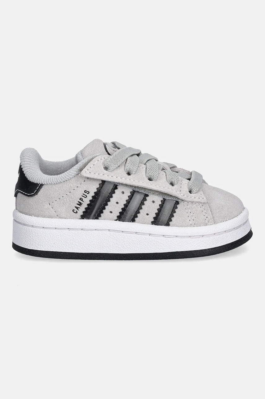Детские замшевые кроссовки adidas Originals CAMPUS 00s цвет серый JQ1763 Детские замшевые кроссовки adidas Originals CAMPUS 00s цвет серый JQ1763