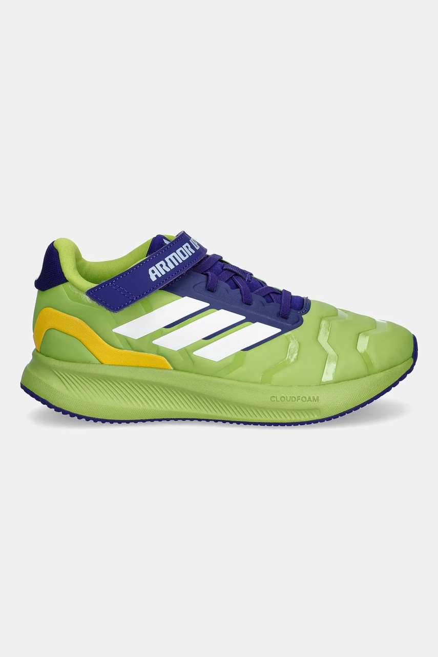 Детские кроссовки adidas RUNFALCON 5 IRON HULK цвет зелёный JQ6689 Детские кроссовки adidas RUNFALCON 5 IRON HULK цвет зелёный JQ6689