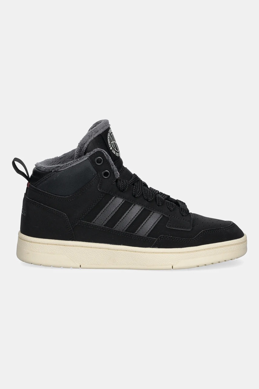 Детские кроссовки adidas Originals RAPID COURT WINTERIZED цвет чёрный JR1027 Детские кроссовки adidas Originals RAPID COURT WINTERIZED цвет чёрный JR1027