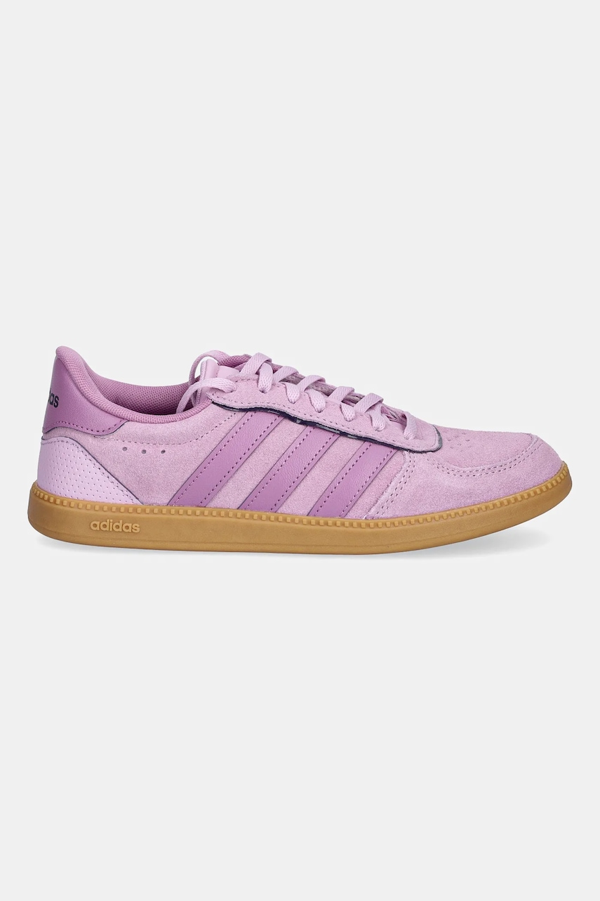 Детские кроссовки adidas BREAKNET SLEEK цвет фиолетовый JR2129 Детские кроссовки adidas BREAKNET SLEEK цвет фиолетовый JR2129