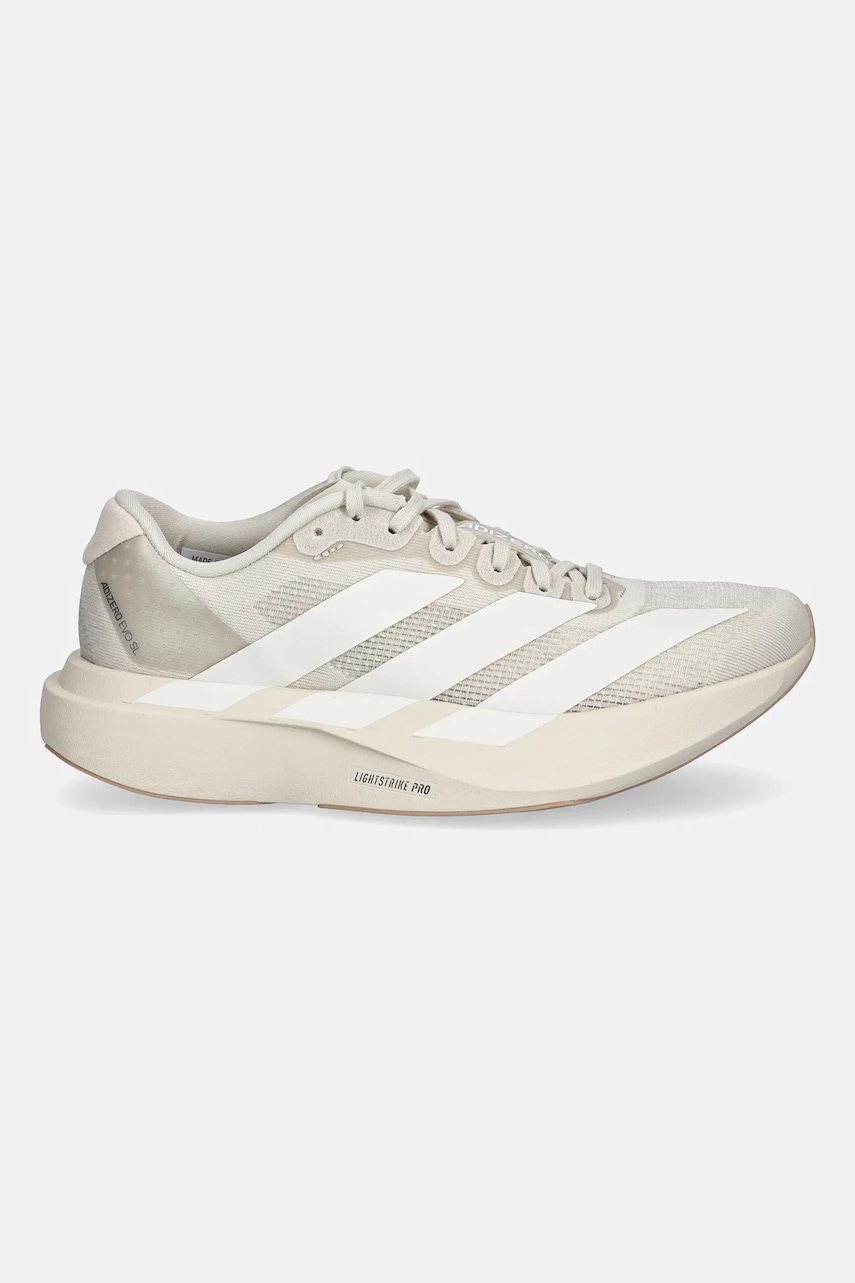 Детские кроссовки adidas Performance adizero Evo SL цвет бежевый KI8445 Детские кроссовки adidas Performance adizero Evo SL цвет бежевый KI8445
