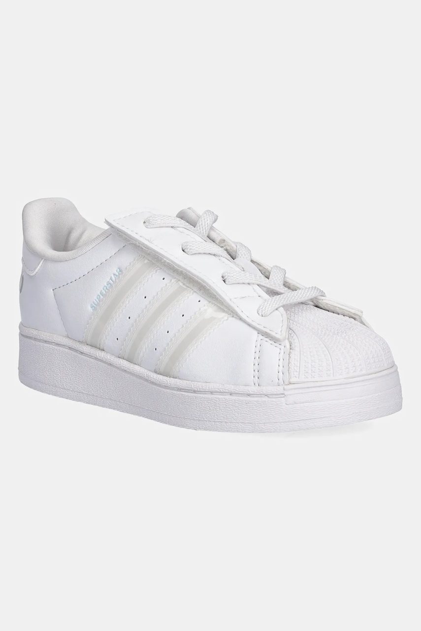 adidas Originals sneakers pentru copii SUPERSTAR LED LIGHTS culoarea alb, JQ6418