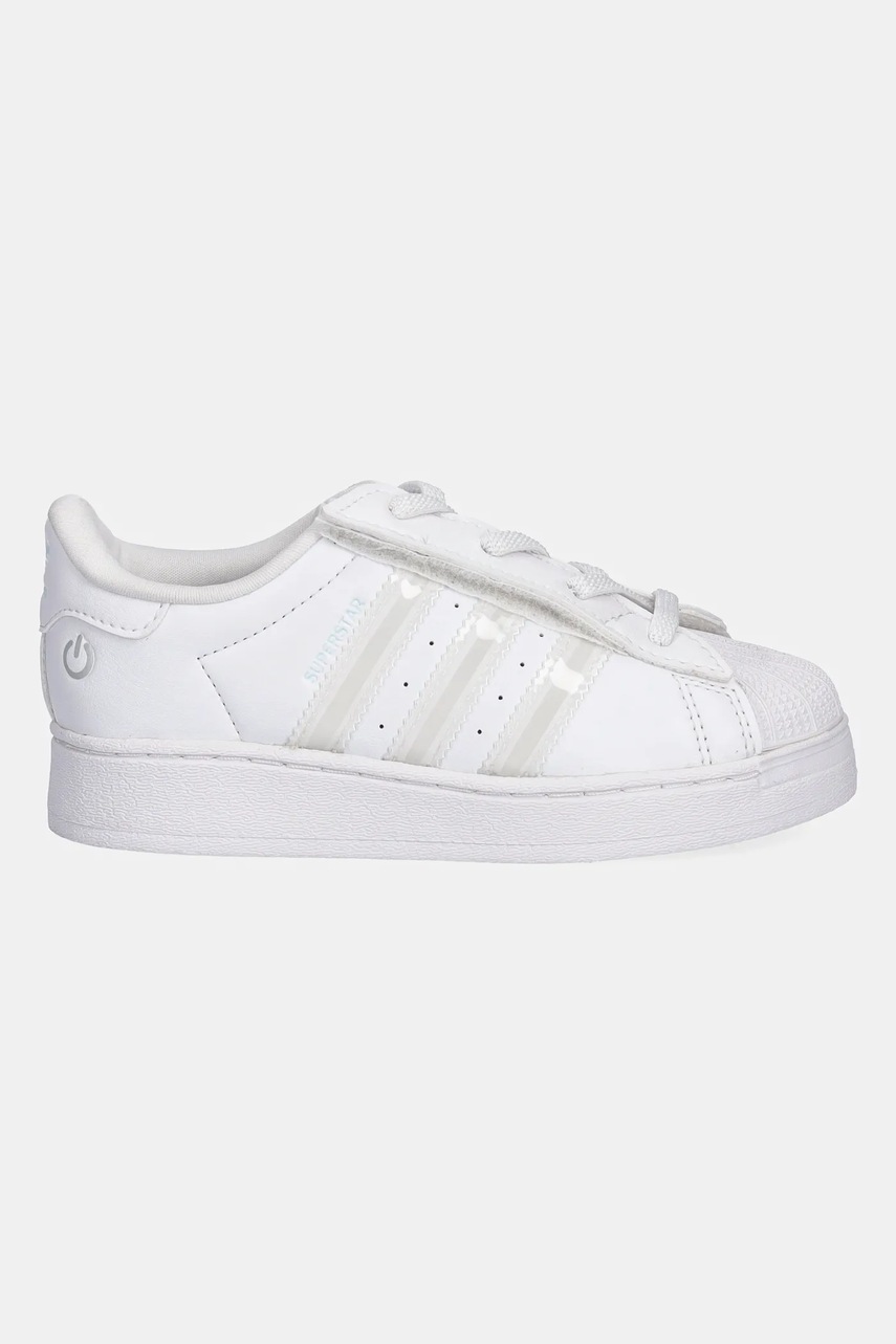 Детские кроссовки adidas Originals SUPERSTAR LED LIGHTS цвет белый JQ6418 Детские кроссовки adidas Originals SUPERSTAR LED LIGHTS цвет белый JQ6418