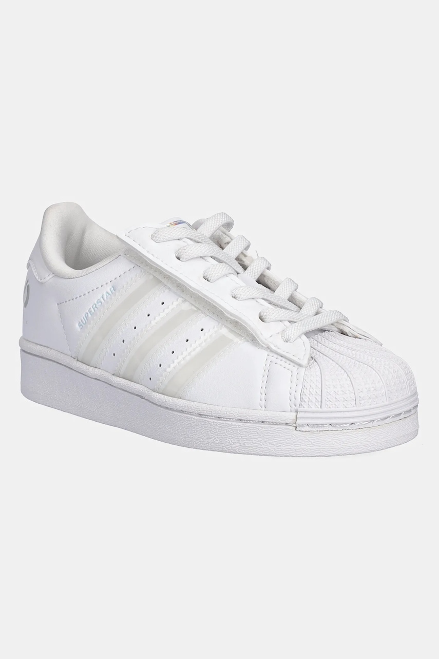 adidas Originals sneakers pentru copii SUPERSTAR LED LIGHTS culoarea alb, JQ6419