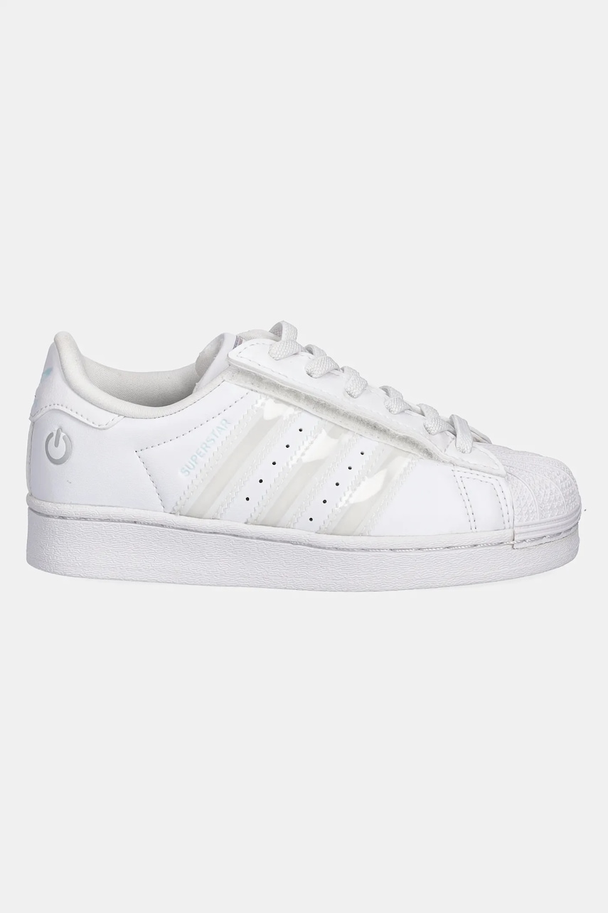 Детские кроссовки adidas Originals SUPERSTAR LED LIGHTS цвет белый JQ6419 Детские кроссовки adidas Originals SUPERSTAR LED LIGHTS цвет белый JQ6419