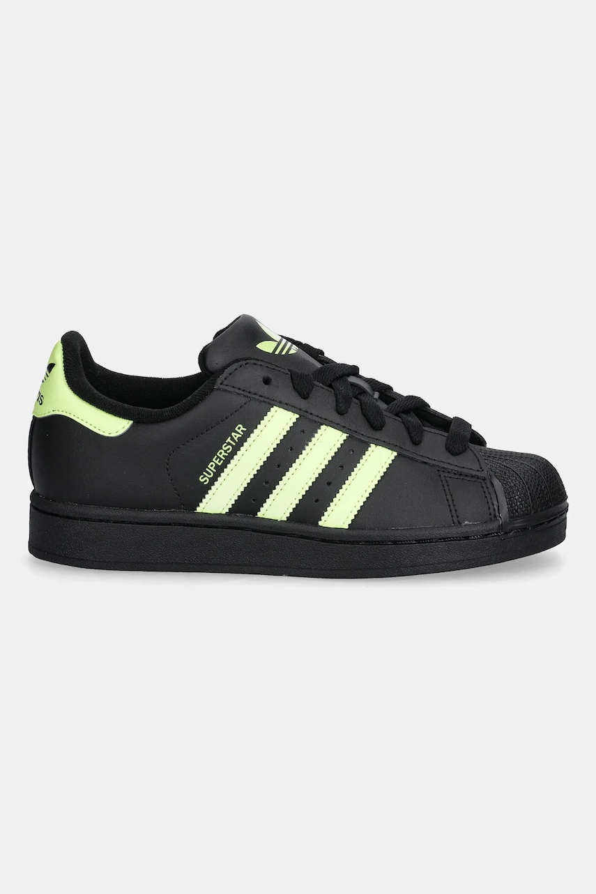 Детские кроссовки adidas Originals SUPERSTAR II цвет чёрный JR3831 Детские кроссовки adidas Originals SUPERSTAR II цвет чёрный JR3831