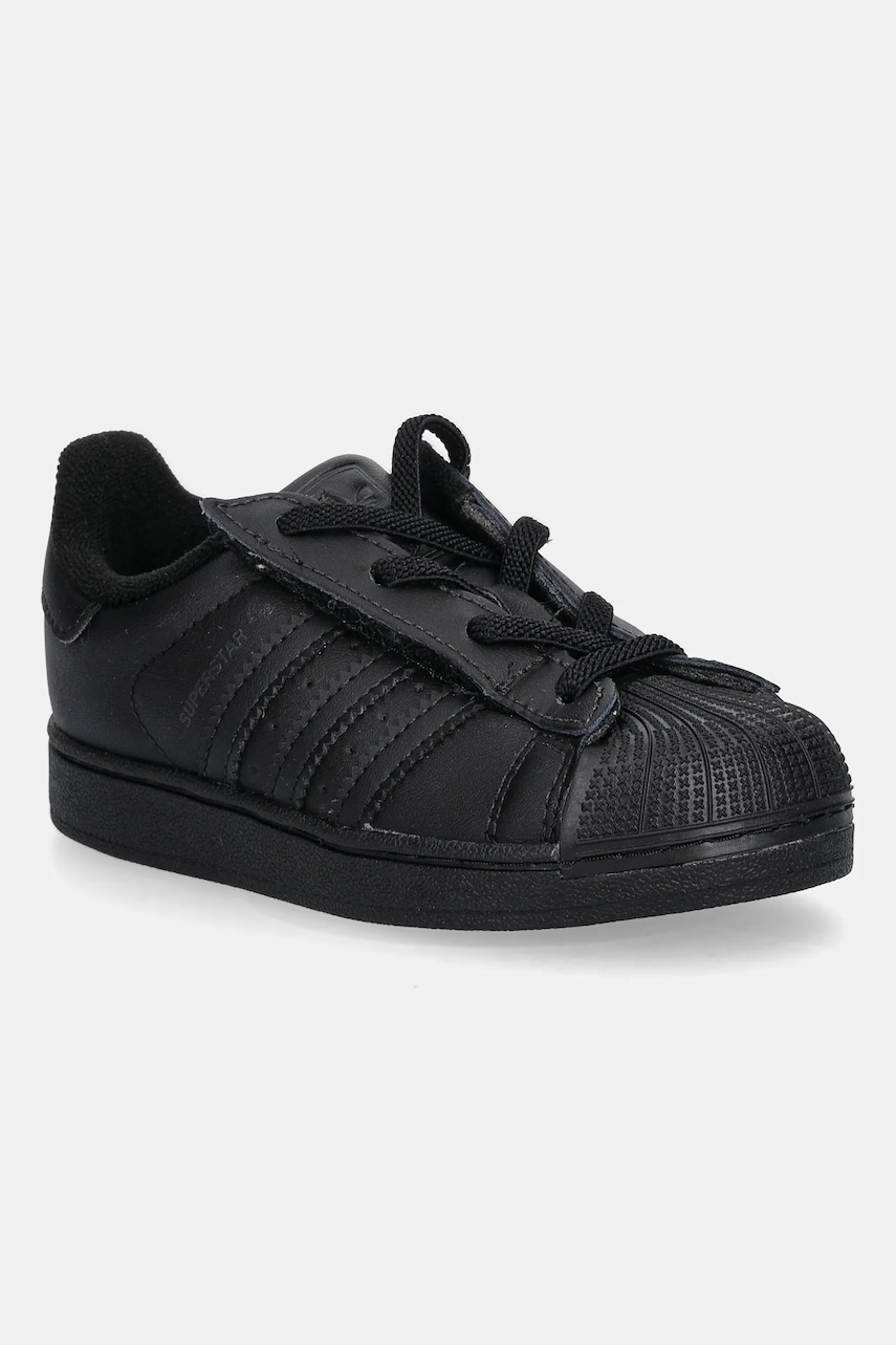 adidas Originals sneakers pentru copii SUPERSTAR II culoarea negru, JR9415