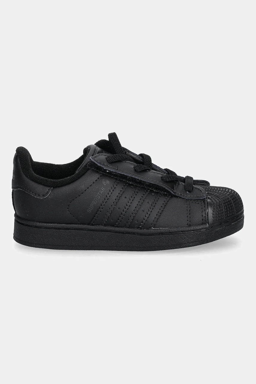 Детские кроссовки adidas Originals SUPERSTAR II цвет чёрный JR9415 Детские кроссовки adidas Originals SUPERSTAR II цвет чёрный JR9415