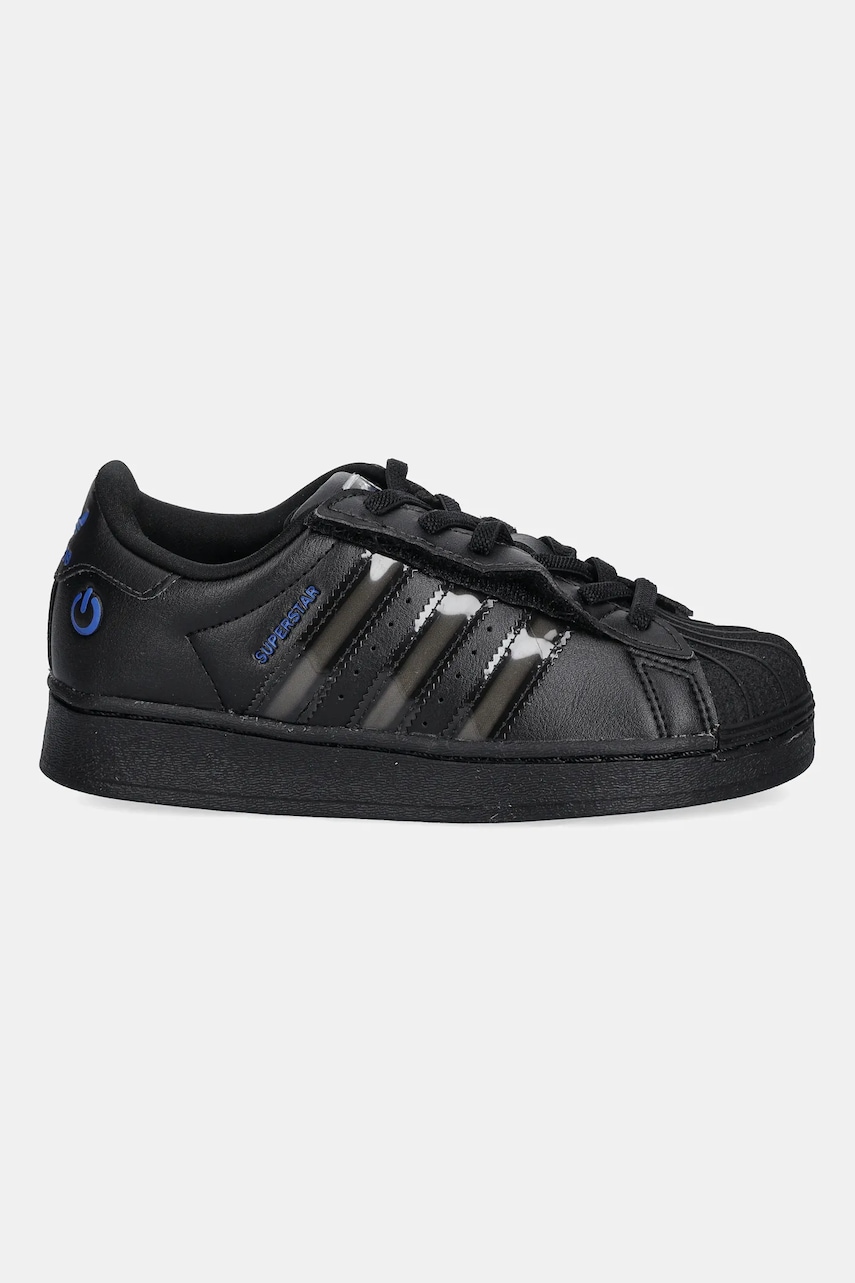 Детские кроссовки adidas Originals SUPERSTAR LED LIGHTS цвет чёрный JS1291 Детские кроссовки adidas Originals SUPERSTAR LED LIGHTS цвет чёрный JS1291