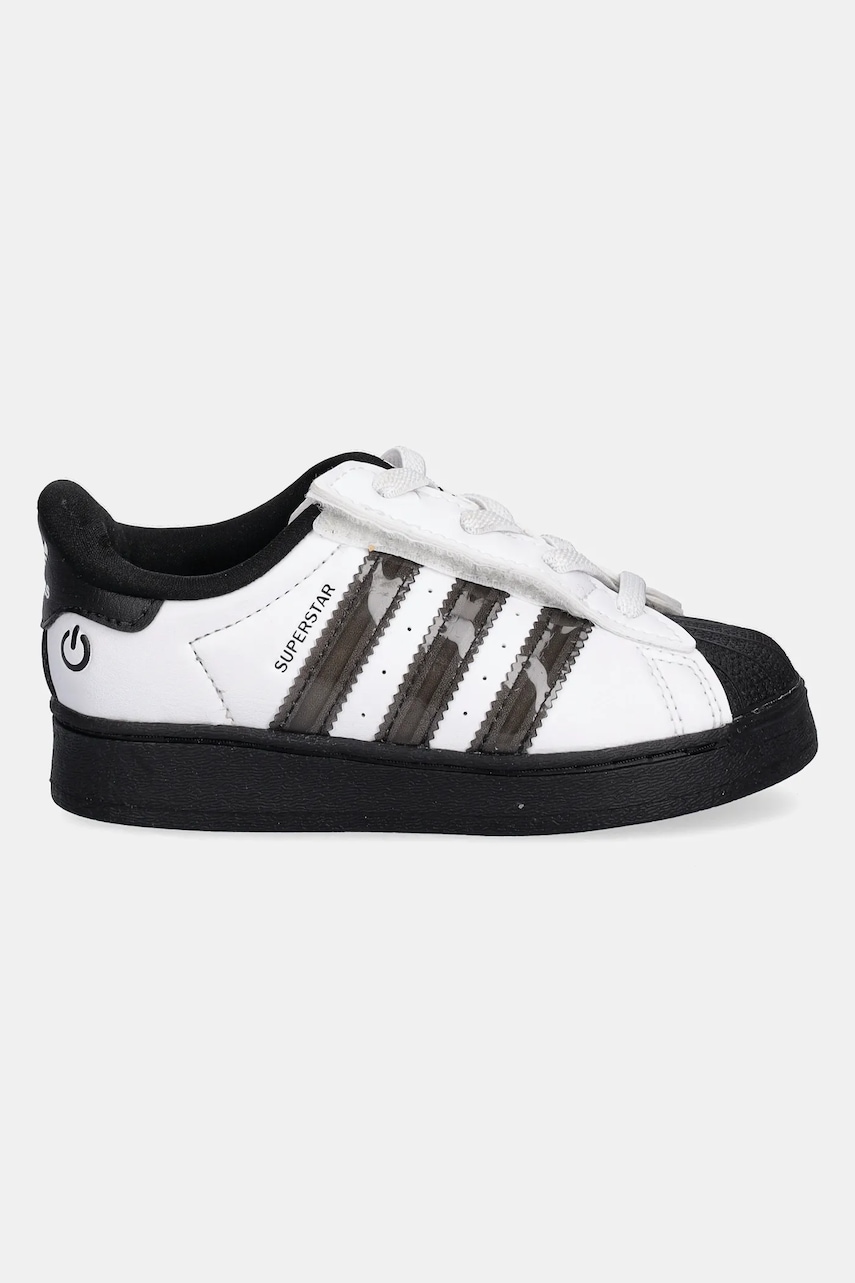 Детские кроссовки adidas Originals SUPERSTAR LED LIGHTS цвет белый JS1293 Детские кроссовки adidas Originals SUPERSTAR LED LIGHTS цвет белый JS1293