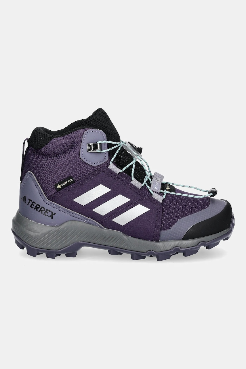 Детские ботинки adidas TERREX TERREX MID GTX цвет фиолетовый JS2928 Детские ботинки adidas TERREX TERREX MID GTX цвет фиолетовый JS2928