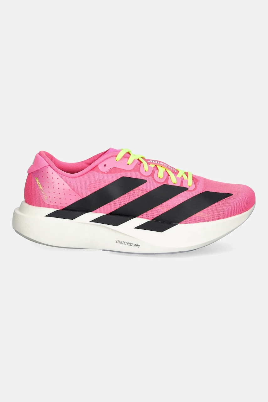 Детские ботинки adidas Performance adizero Evo SL цвет розовый KK1249 Детские ботинки adidas Performance adizero Evo SL цвет розовый KK1249