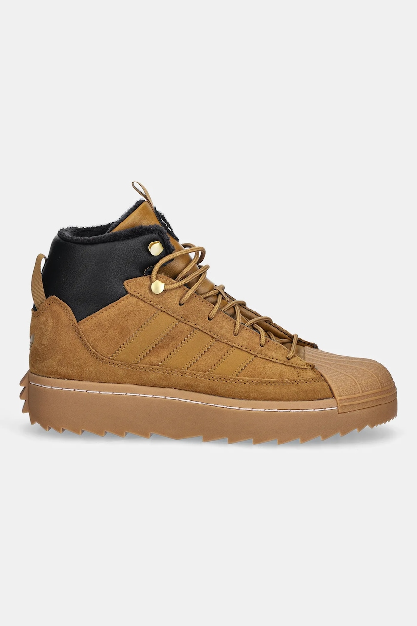 Детские зимние сапоги adidas Originals SUPERSTAR WINTER TREK цвет коричневый JQ0345 Детские зимние сапоги adidas Originals SUPERSTAR WINTER TREK цвет коричневый JQ0345