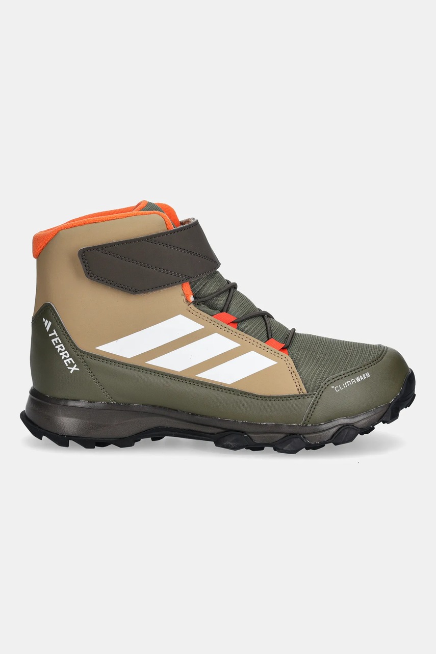 Детские зимние сапоги adidas TERREX TERREX SNOW цвет зелёный JR4189