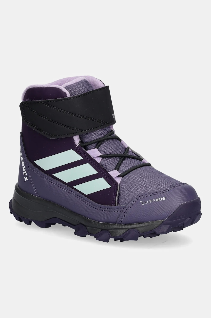 adidas TERREX cizme de iarnă pentru copii TERREX SNOW culoarea violet, JR4190