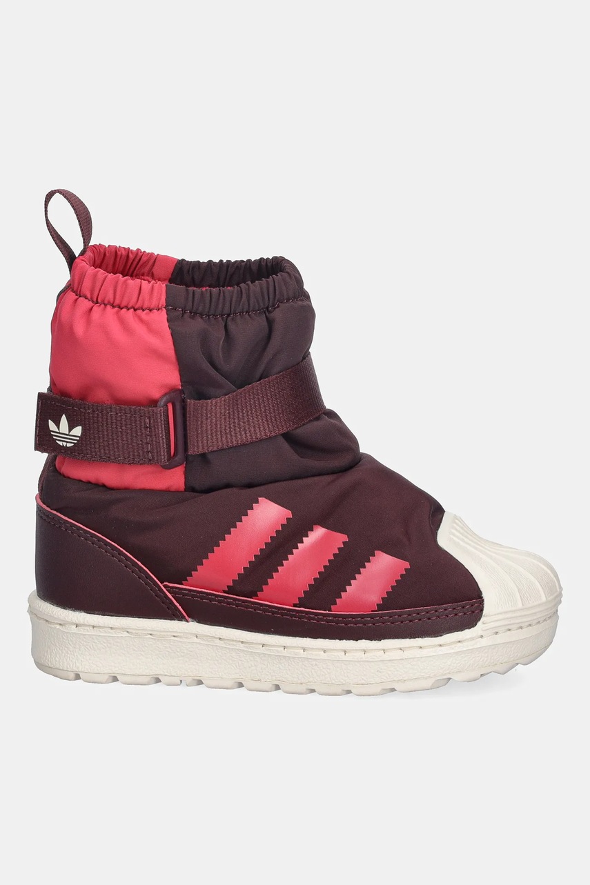 Детские кроссовки adidas Originals SUPERSTAR 360 WTR BOOT цвет бордовый JR5805 Детские кроссовки adidas Originals SUPERSTAR 360 WTR BOOT цвет бордовый JR5805