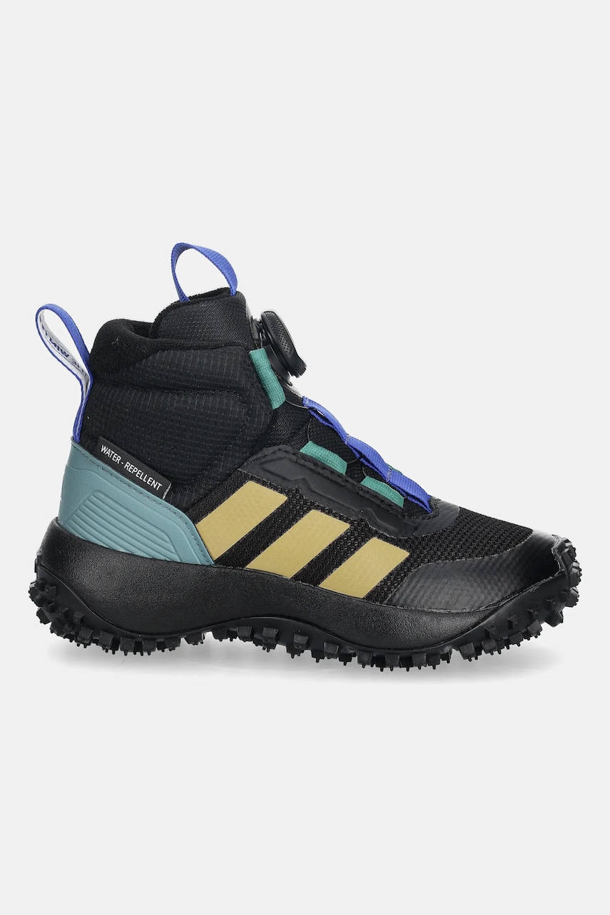 Детские ботинки adidas FORTATRAIL BOA цвет чёрный JR9269 Детские ботинки adidas FORTATRAIL BOA цвет чёрный JR9269