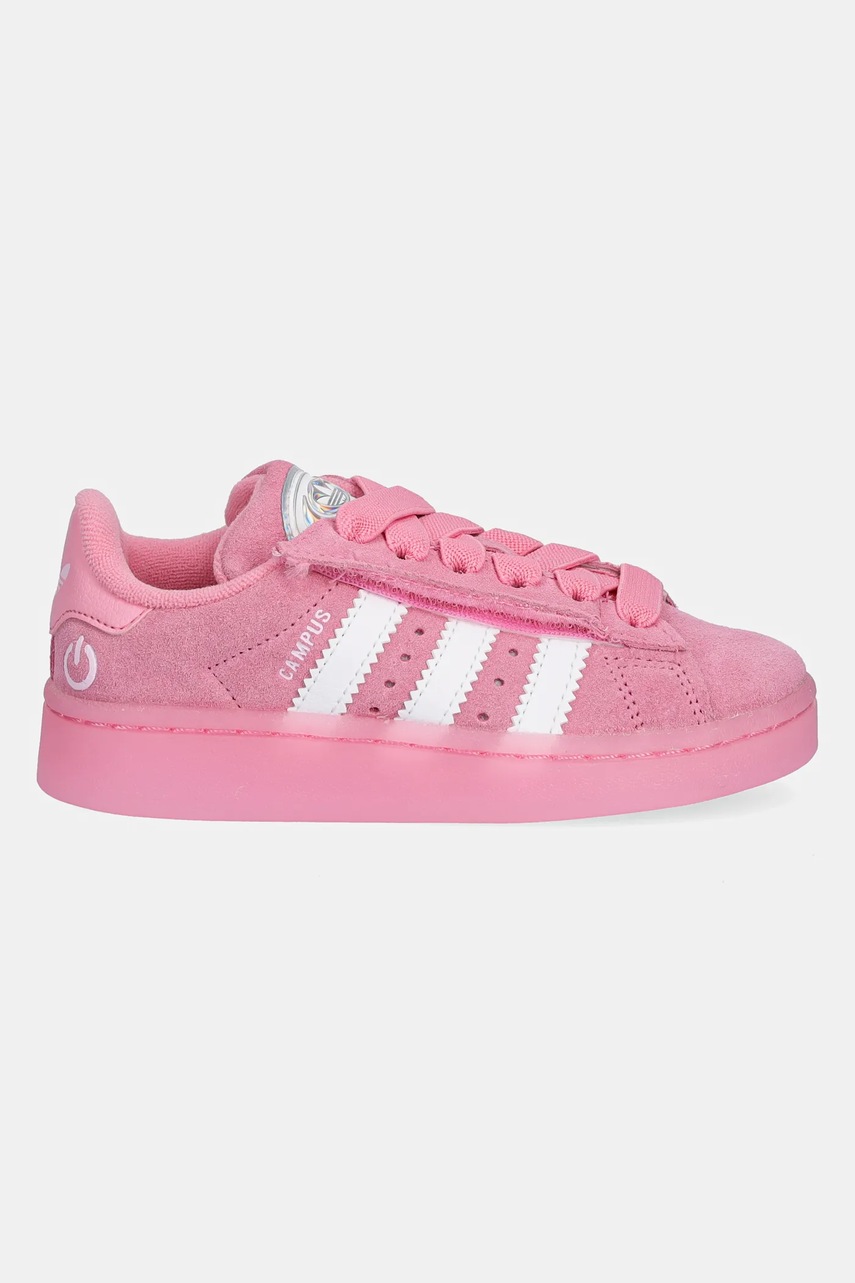 Детские замшевые кроссовки adidas Originals CAMPUS 00s LED LIGHTS цвет розовый JS1280 Детские замшевые кроссовки adidas Originals CAMPUS 00s LED LIGHTS цвет розовый JS1280