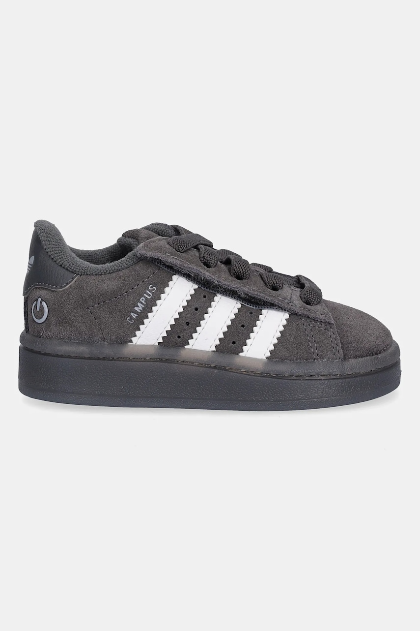 Детские замшевые кроссовки adidas Originals CAMPUS 00s LED LIGHTS цвет серый JS1284 Детские замшевые кроссовки adidas Originals CAMPUS 00s LED LIGHTS цвет серый JS1284