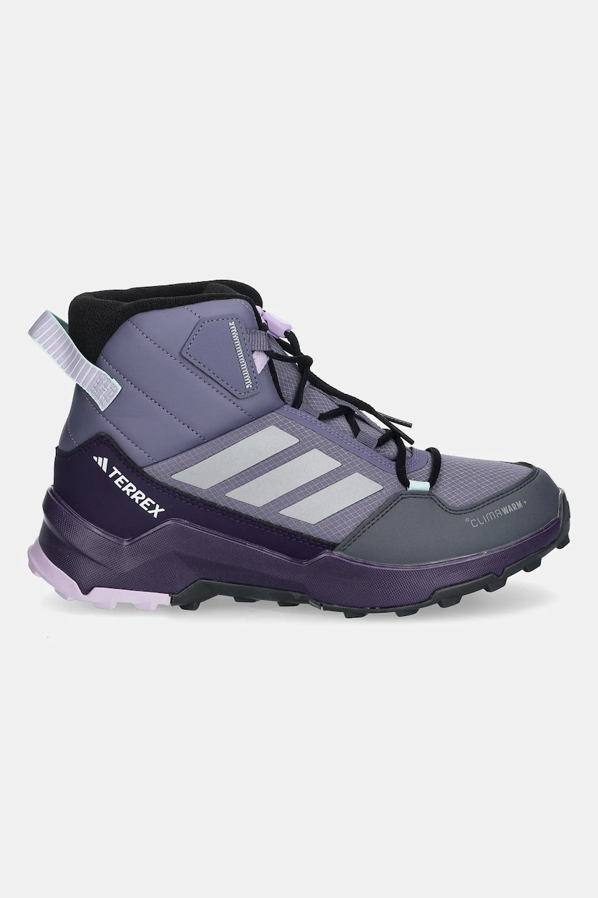 Детские ботинки adidas TERREX TERREX AX4R CW+ цвет фиолетовый JS2924 Детские ботинки adidas TERREX TERREX AX4R CW+ цвет фиолетовый JS2924
