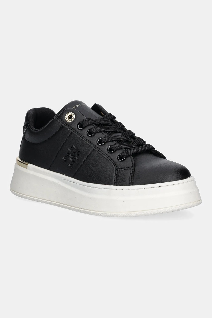 Levně Dětské tenisky Tommy Hilfiger černá barva, T3A9-33985